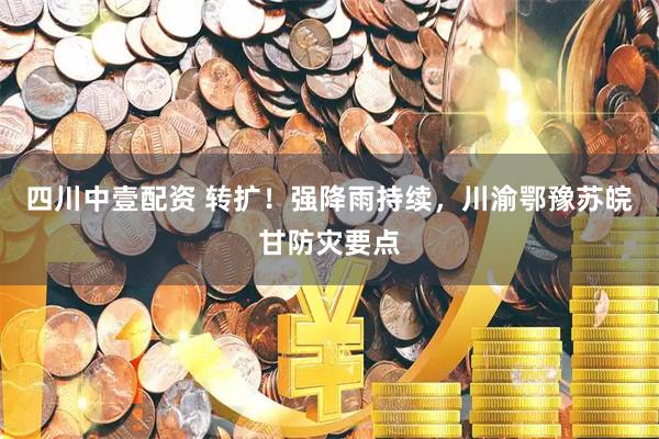 四川中壹配资 转扩！强降雨持续，川渝鄂豫苏皖甘防灾要点