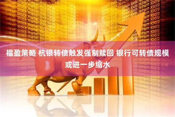 福盈策略 杭银转债触发强制赎回 银行可转债规模或进一步缩水